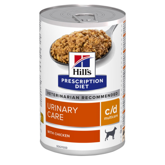 Hill’s Prescription Diet Canine c/d Multicare – Hrană Umedă pentru Sănătatea Tractului Urinar la Câini, 370 g